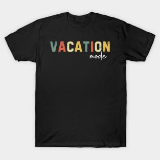 Vintage Vacation Mode For Camping Family Summer in 2024 T-Shirt